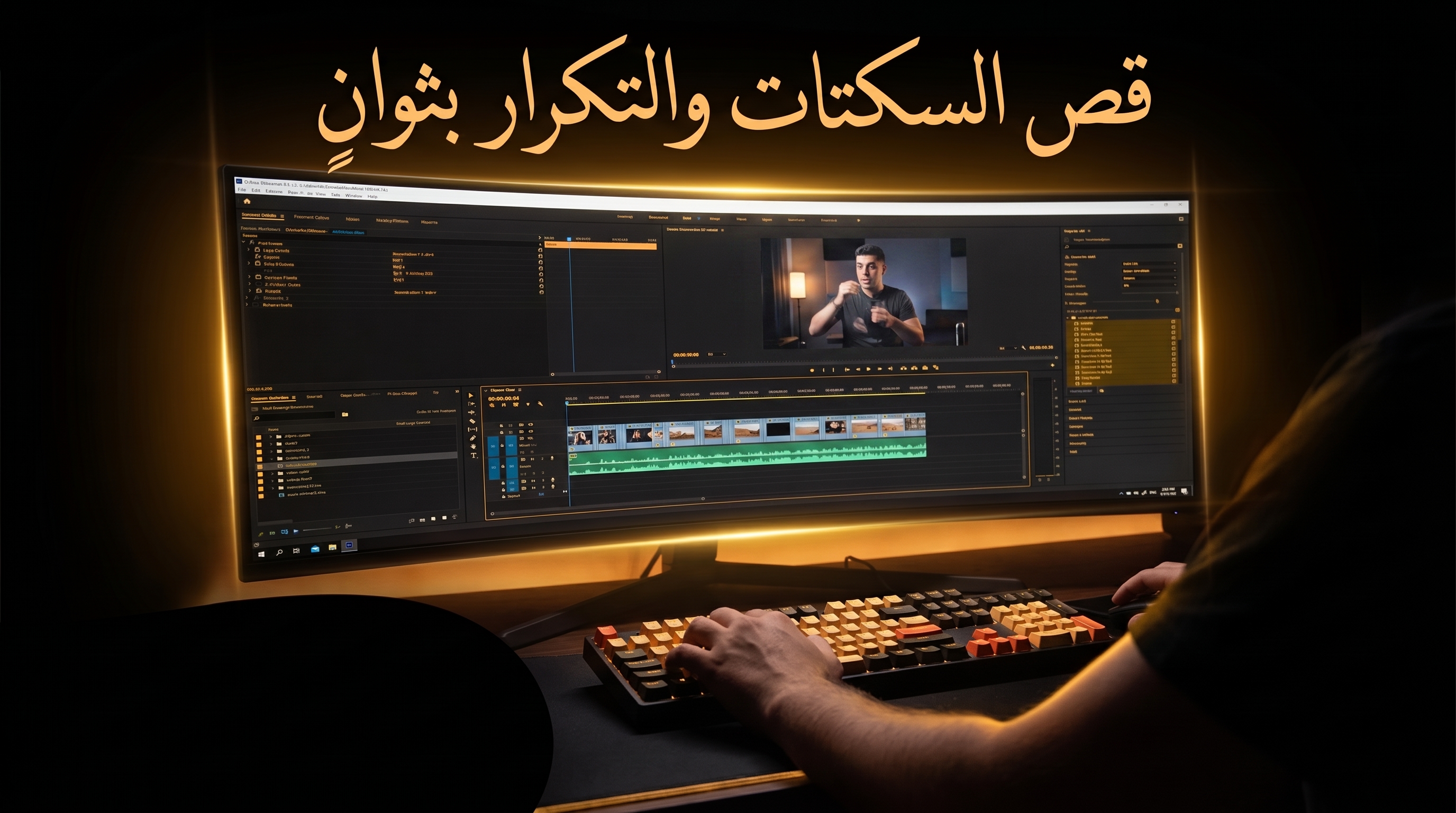 تعرف على طريقة إزالة السكتات تلقائياً في أدوبي بريمير