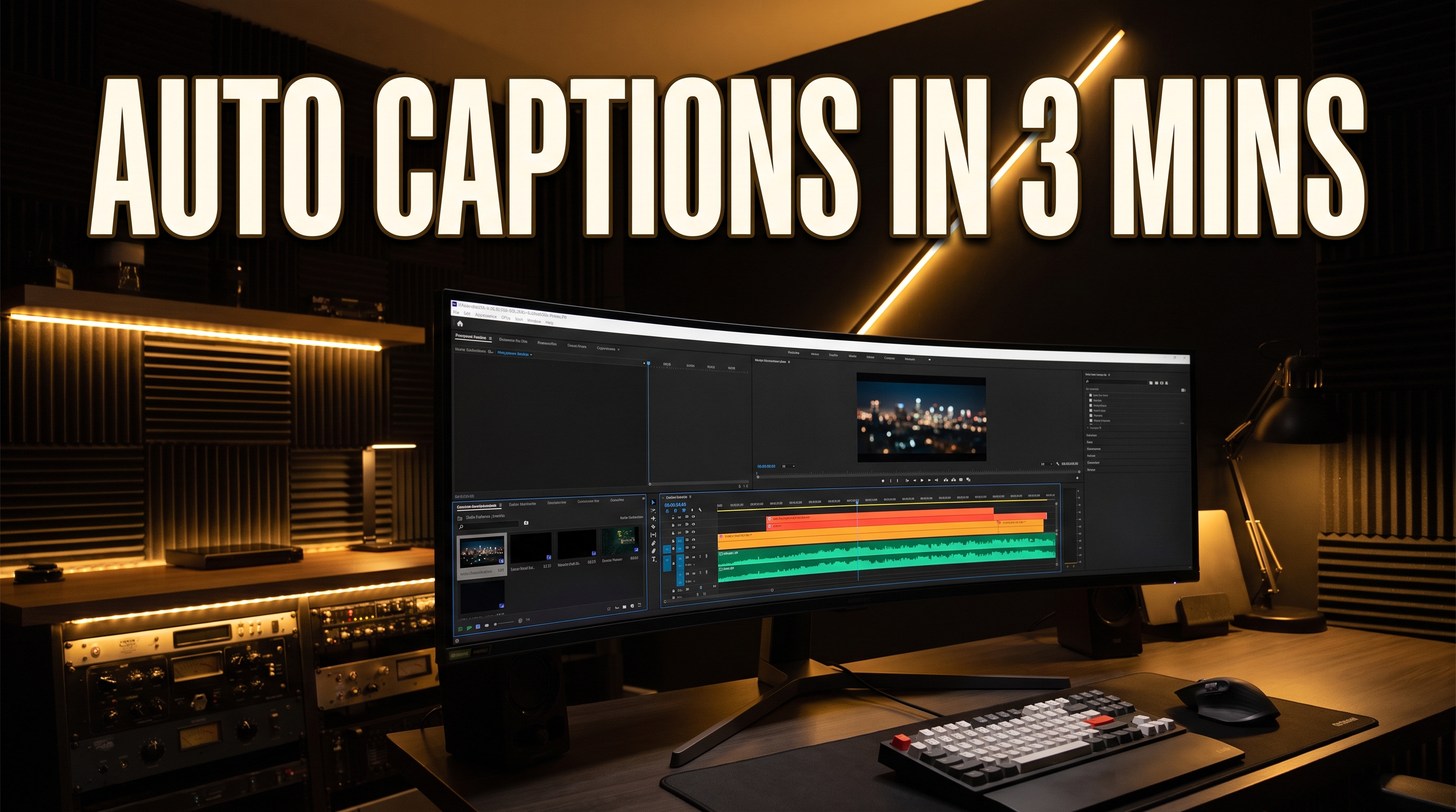 From 2 Hours to 3 Mins: Fast Auto-Captions in Premiere Pro with MOGRTs